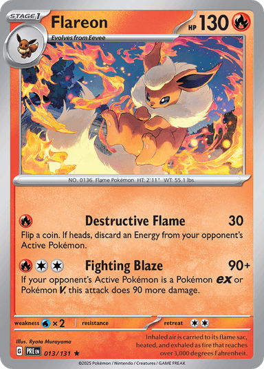 Flareon, Prismatic Evolutions 13
