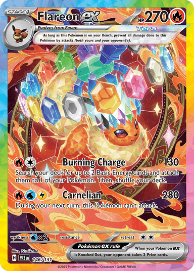 Flareon ex, Prismatic Evolutions 146