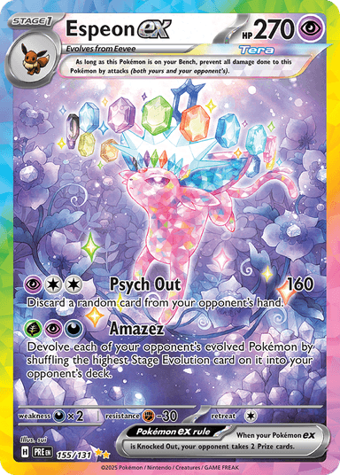 Espeon ex, Prismatic Evolutions 155