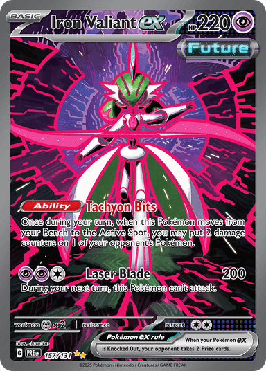 Iron Valiant ex, Prismatic Evolutions 157