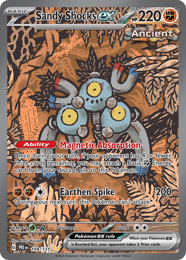 Sandy Shocks ex, Prismatic Evolutions 159