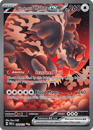 Bloodmoon Ursaluna ex, Prismatic Evolutions 168