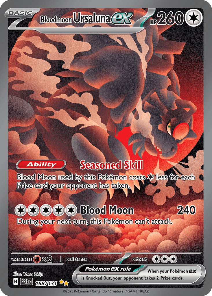 Bloodmoon Ursaluna ex, Prismatic Evolutions 168