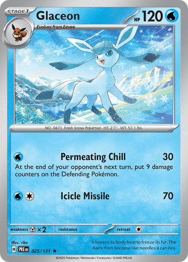 Glaceon, Prismatic Evolutions 25