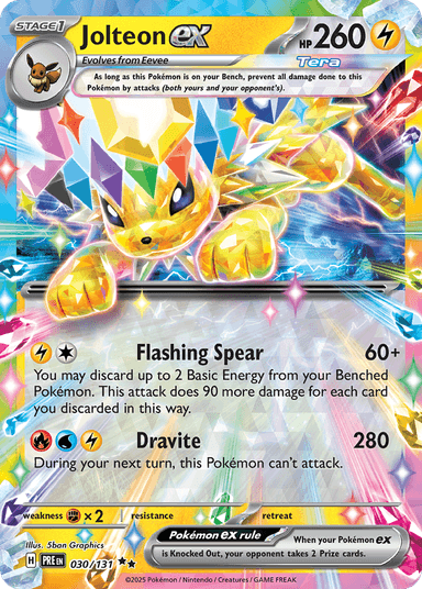 Jolteon ex, Prismatic Evolutions 30