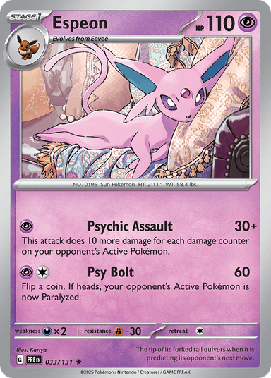 Espeon, Prismatic Evolutions 33