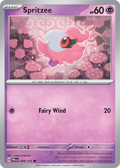 Spritzee, Prismatic Evolutions 38