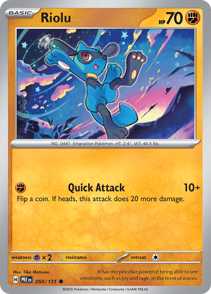 Riolu, Prismatic Evolutions 50