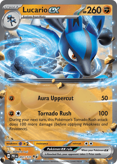 Lucario ex, Prismatic Evolutions 51