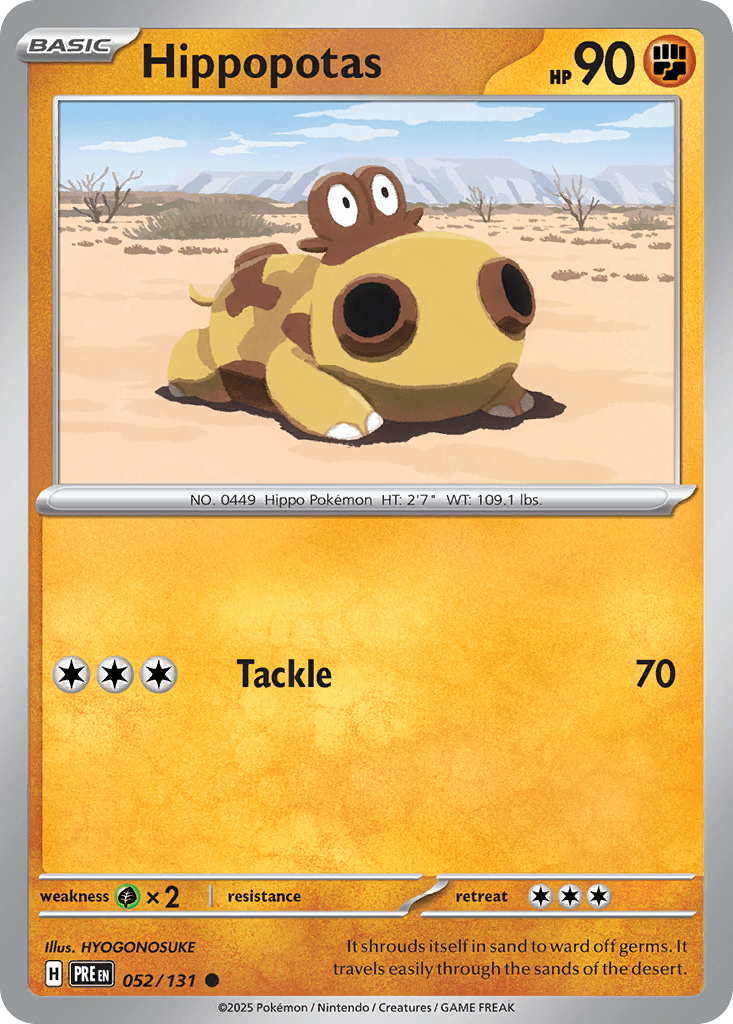 Hippopotas, Prismatic Evolutions 52