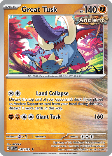 Great Tusk, Prismatic Evolutions 55