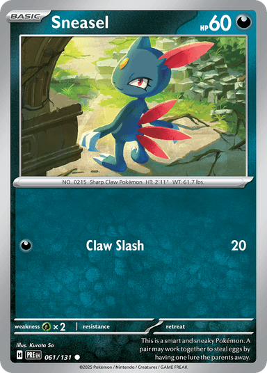 Sneasel, Prismatic Evolutions 61
