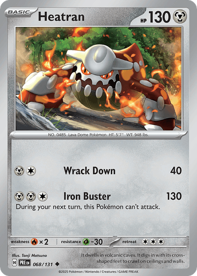 Heatran, Prismatic Evolutions 68