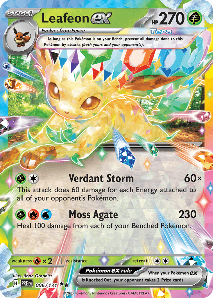 Leafeon ex, Prismatic Evolutions 6