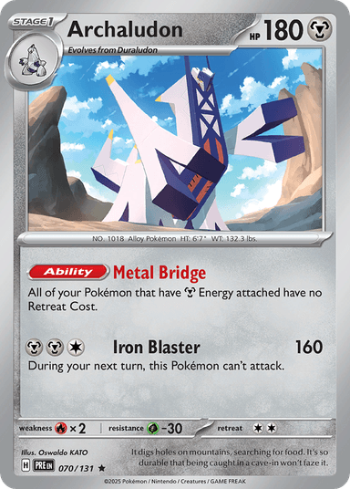 Archaludon, Prismatic Evolutions 70