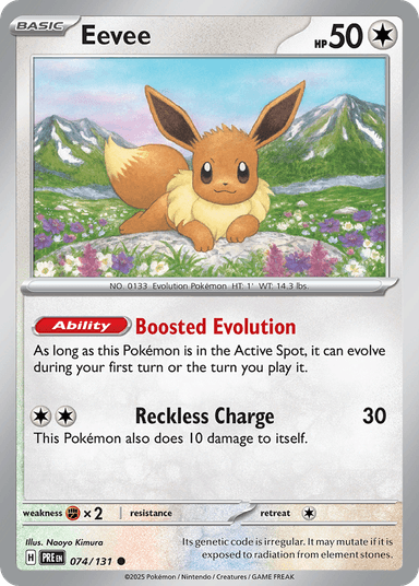 Eevee, Prismatic Evolutions 74