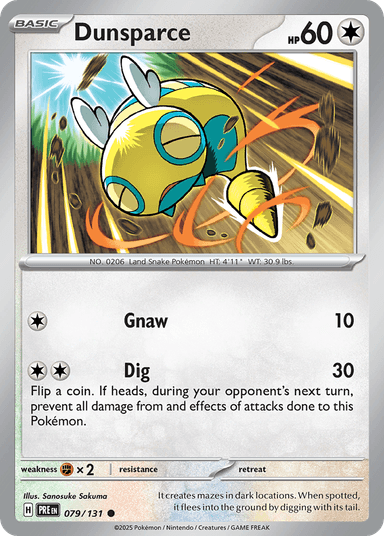 Dunsparce, Prismatic Evolutions 79