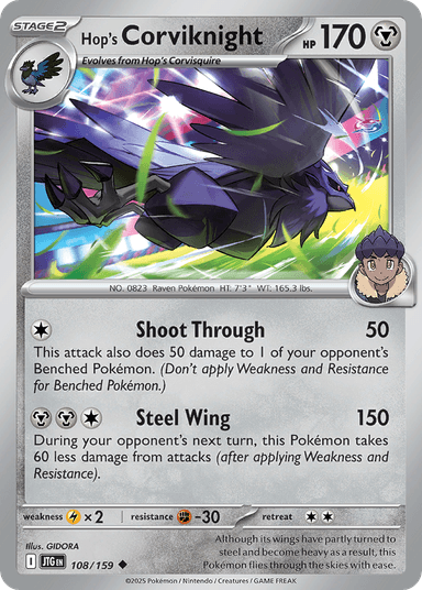 Hop's Corviknight, Journey Together 108