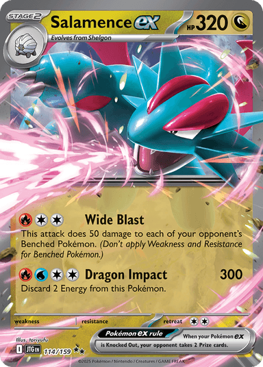 Salamence ex, Journey Together 114