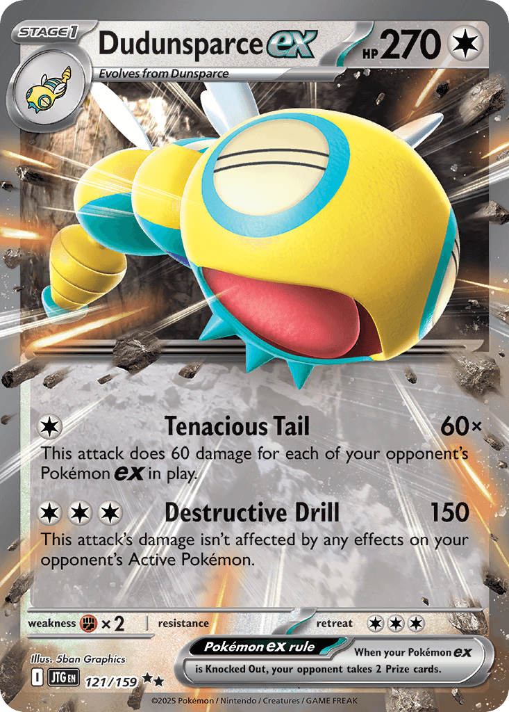Dudunsparce ex, Journey Together 121