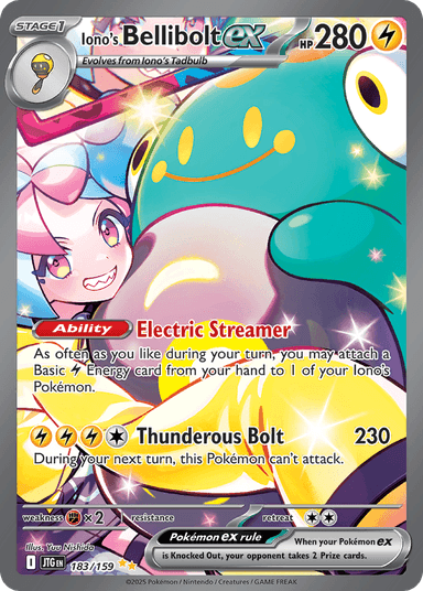 Iono's Bellibolt ex, Journey Together 183