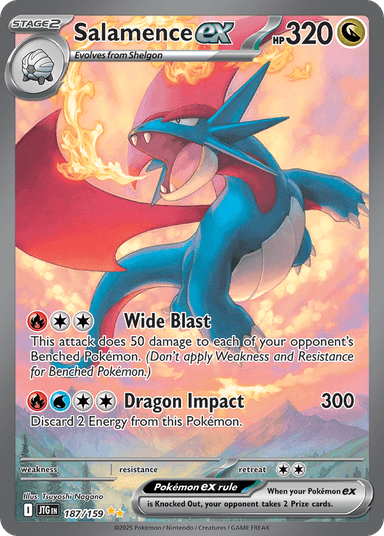 Salamence ex, Journey Together 187