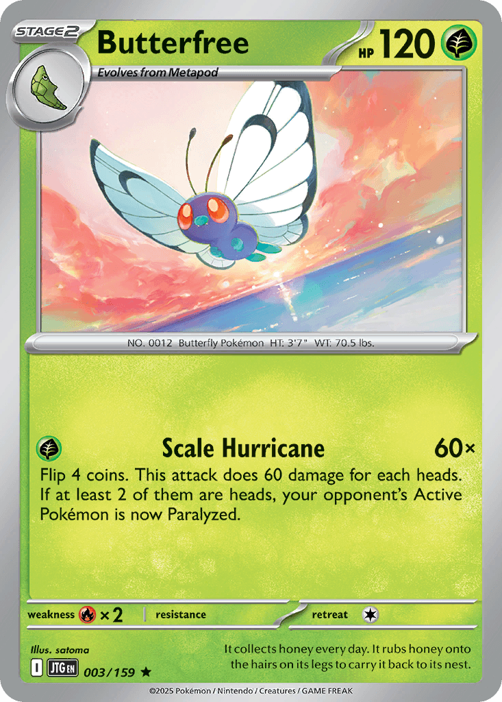 Butterfree, Journey Together 3