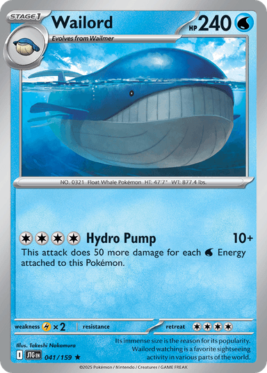 Wailord, Journey Together 41
