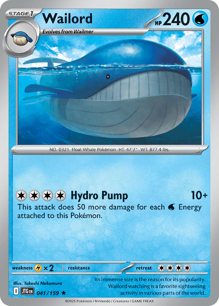 Wailord, Journey Together 41
