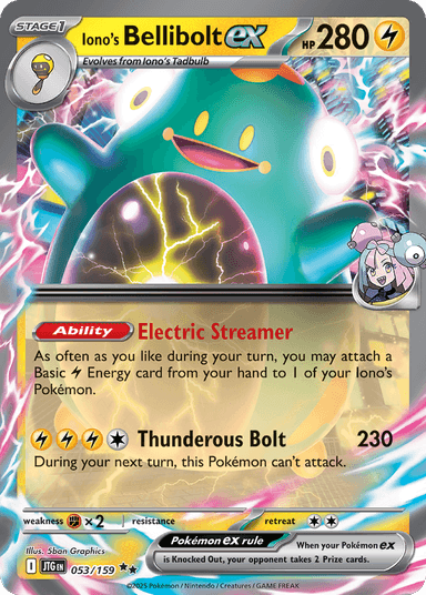 Iono's Bellibolt ex, Journey Together 53