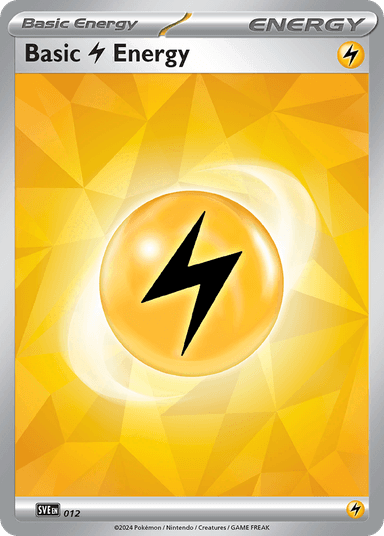 Basic Lightning Energy, Scarlet & Violet Energies 12