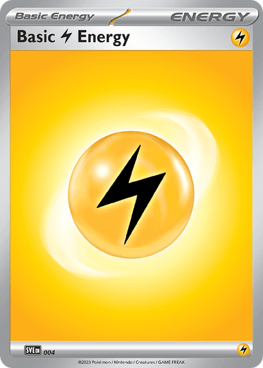 Basic Lightning Energy, Scarlet & Violet Energies 4
