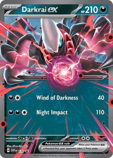 Darkrai ex, Scarlet & Violet Black Star Promos 110