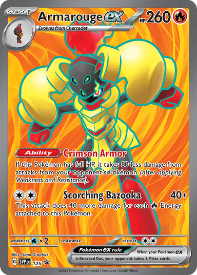 Armarouge ex, Scarlet & Violet Black Star Promos 125
