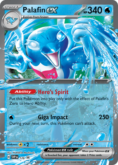 Palafin ex, Scarlet & Violet Black Star Promos 126