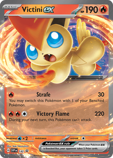 Victini ex, Scarlet & Violet Black Star Promos 142