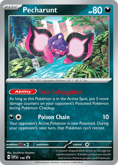 Pecharunt, Scarlet & Violet Black Star Promos 149