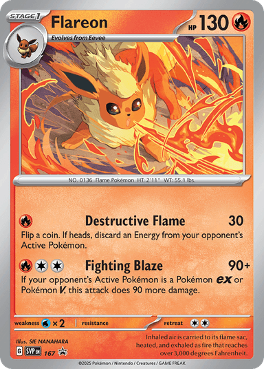 Flareon, Scarlet & Violet Black Star Promos 167