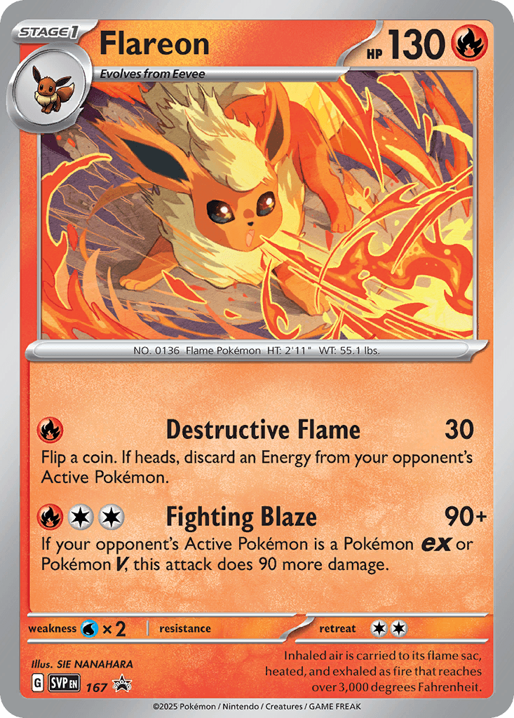 Flareon, Scarlet & Violet Black Star Promos 167