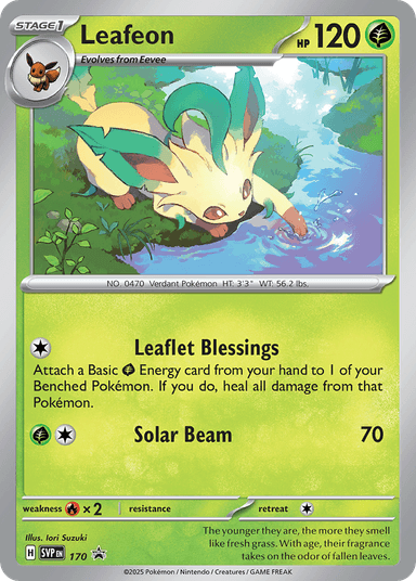 Leafeon, Scarlet & Violet Black Star Promos 170