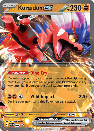 Koraidon ex, Scarlet & Violet Black Star Promos 29