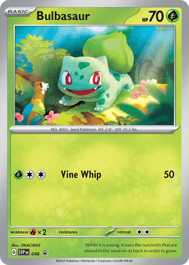 Bulbasaur, Scarlet & Violet Black Star Promos 46