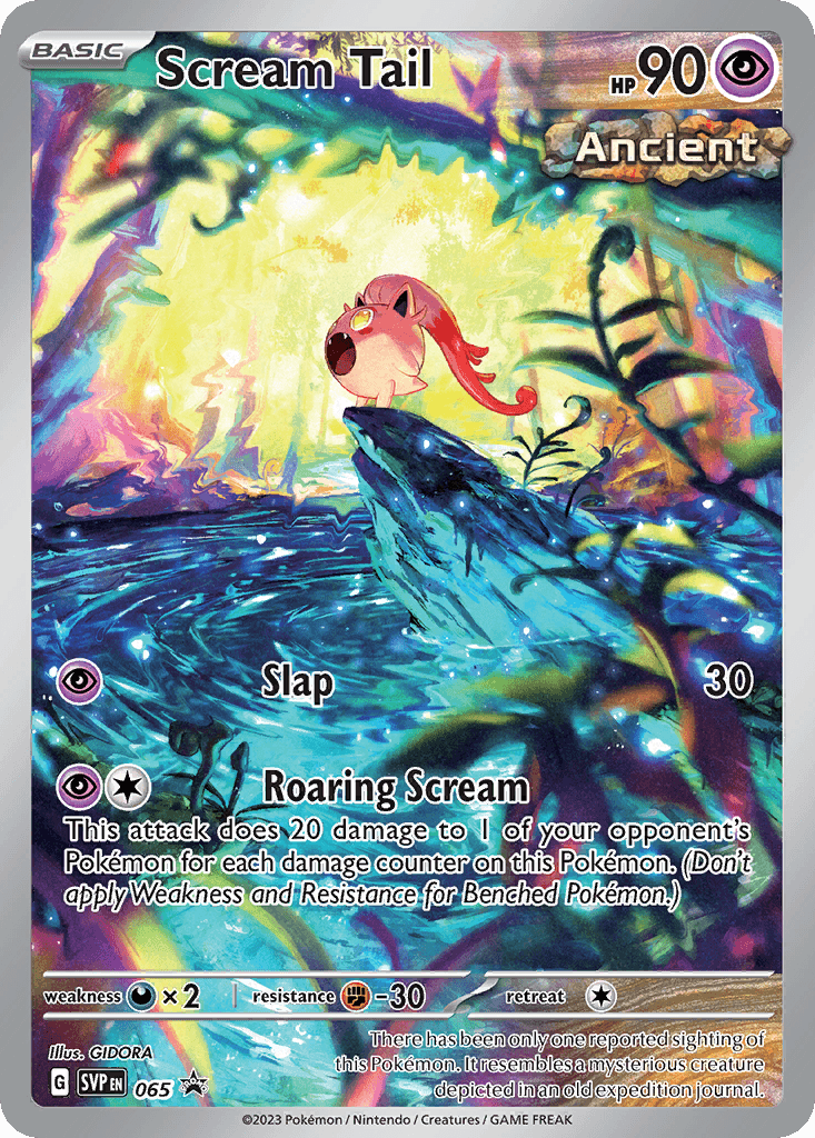 Scream Tail, Scarlet & Violet Black Star Promos 65