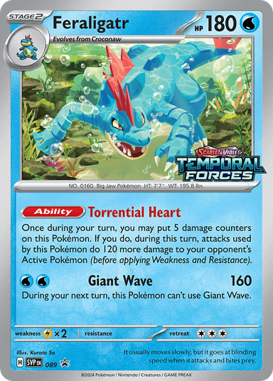 Feraligatr, Scarlet & Violet Black Star Promos 89