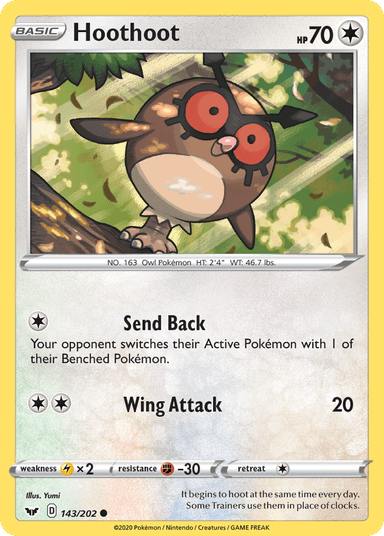 Hoothoot, Sword & Shield 143