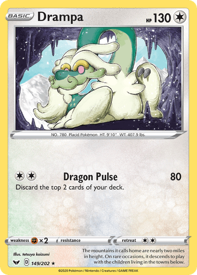 Drampa, Sword & Shield 149