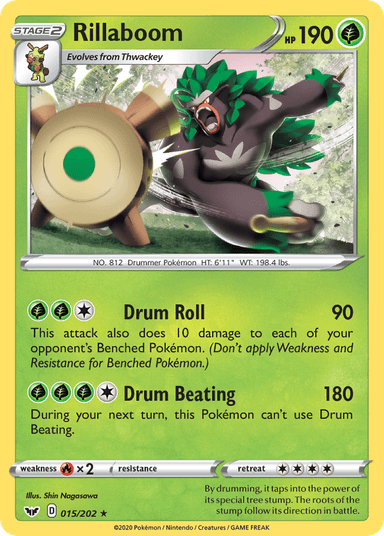 Rillaboom, Sword & Shield 15