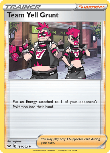 Team Yell Grunt, Sword & Shield 184