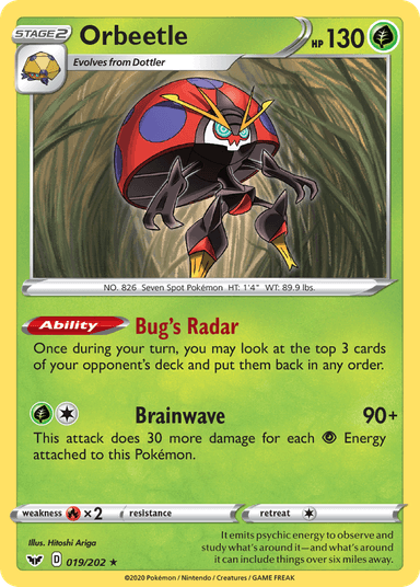 Orbeetle, Sword & Shield 19