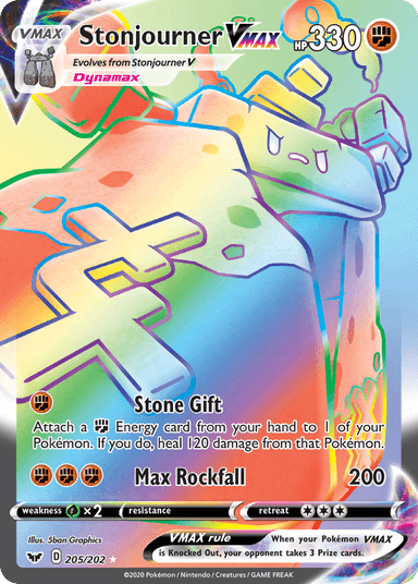 Stonjourner VMAX, Sword & Shield 205
